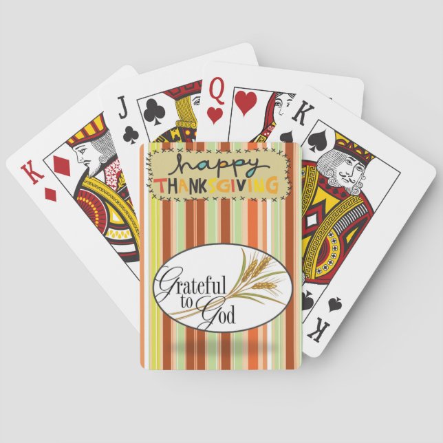 Jeu De Cartes Jeu de Thanksgiving Card Deck (dos)