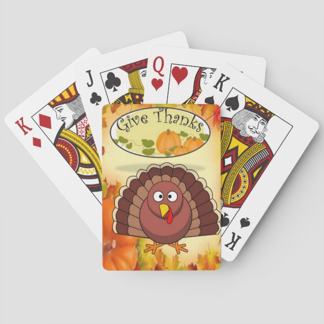 Jeu De Cartes Jeu de Thanksgiving Card Deck (dos)