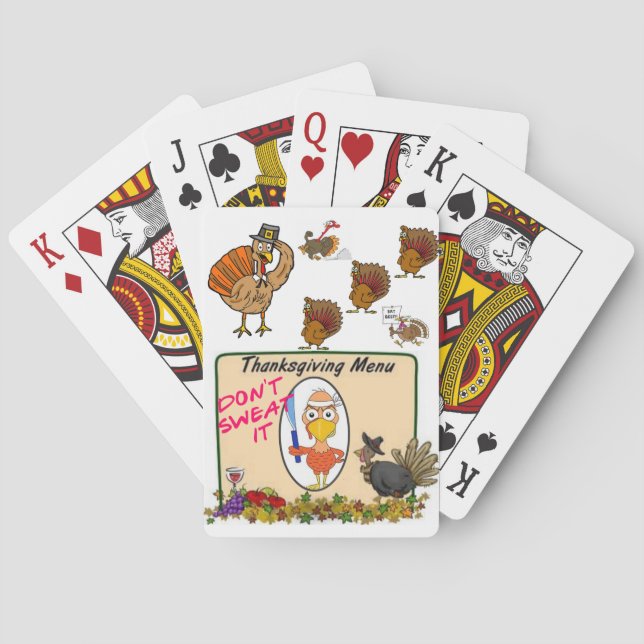 Jeu De Cartes Jeu de Thanksgiving Card Deck (dos)