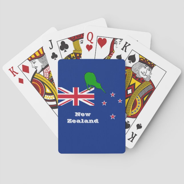 Jeu De Cartes Jeu Drapeau Nouvelle-Zélande, Nouvelle-Zélande Jou (dos)