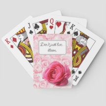 Jeux de cartes. Fleurs.