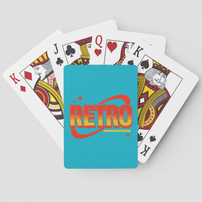 Jeu De Cartes Jeux de cartes. Retro. (dos)