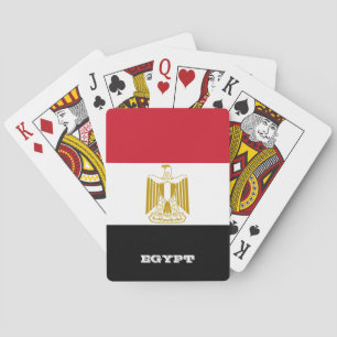 Jeu De Cartes Jeux Drapeaux Égyptiens, Égypte Jouer aux cartes