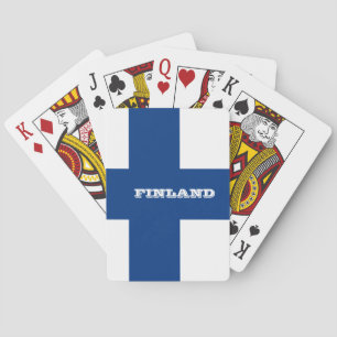 Jeu De Cartes Jeux Drapeaux Finlandais, Finlande Jouer des carte