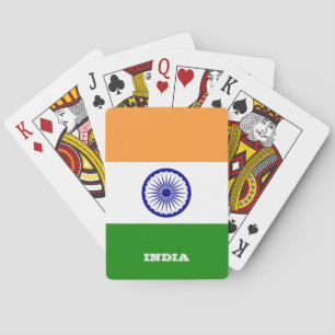 Jeu De Cartes Jeux du drapeau indien, Inde Jouer des cartes