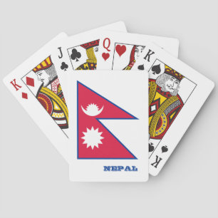 Jeu De Cartes Jeux du drapeau népalais, Népal Jouer des cartes