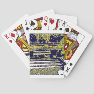 Jeu De Cartes jGibney de l'Angleterre 1986 snap-11510artBlue de