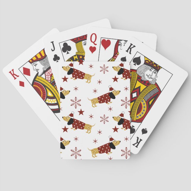 Jeu De Cartes Jingle All Dachshund Way (dos)