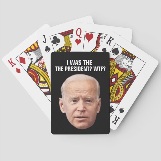 JEU DE CARTES JOE BIDEN FUNNY PLAYCARDS (dos)