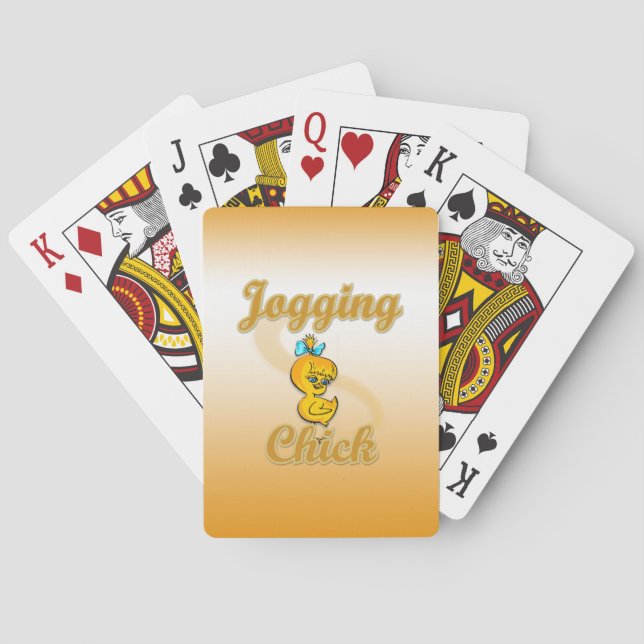 Jeu De Cartes Jogging Chick (dos)