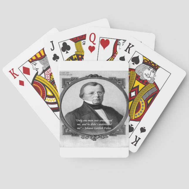 Jeu De Cartes Johann Fichte "Incompris" (dos)