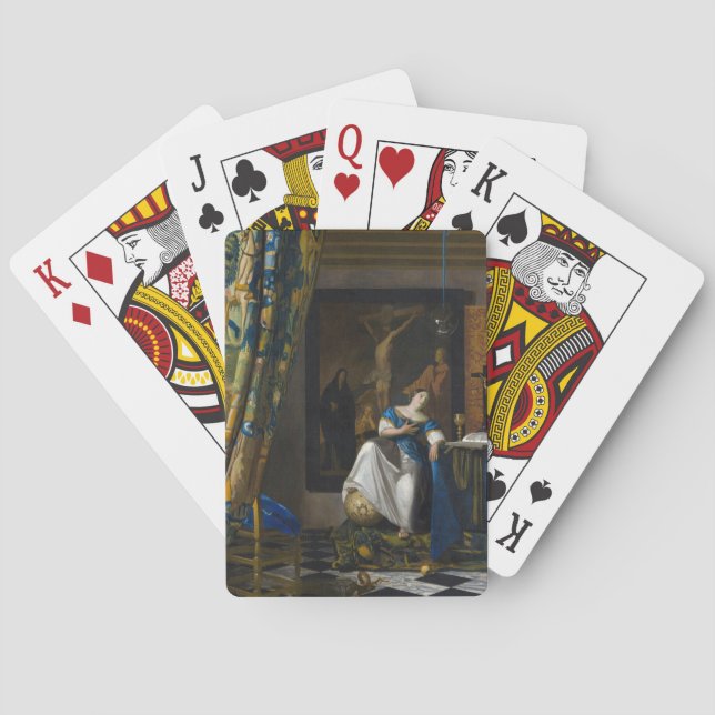 Jeu De Cartes Johannes Vermeer - Allégorie de la foi (dos)