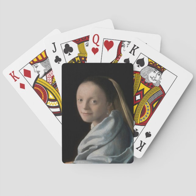 Jeu De Cartes Johannes Vermeer - Étude d'une jeune femme (dos)