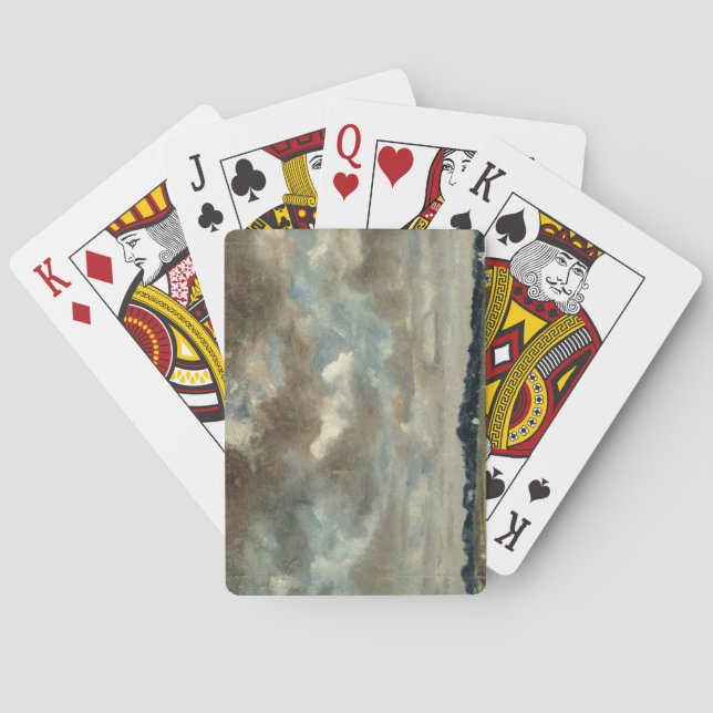 Jeu De Cartes John Constable | Paysage étendu avec Clo gris (dos)