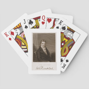 Jeu De Cartes John Randolph (1773-1833) gravé par Thomas B. We