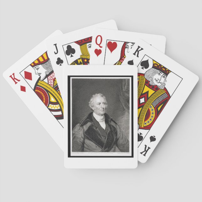 Jeu De Cartes John Trumbull (1756-1843) engraved by Asher Brown (dos)