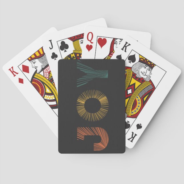Jeu De Cartes Joie Colorée (dos)