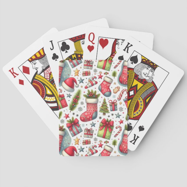 Jeu De Cartes Joie de Noël (dos)