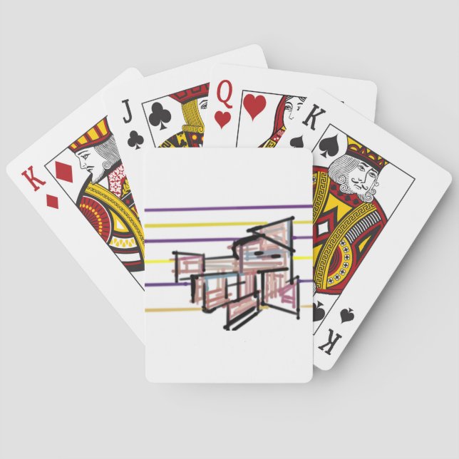 Jeu De Cartes Joie d'été du calamar (dos)