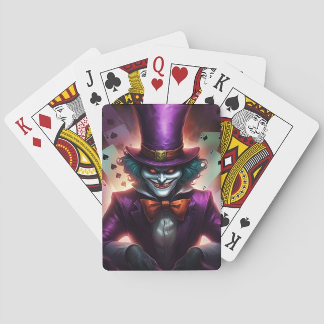 Jeu de Cartes Joker en Flammes (dos)