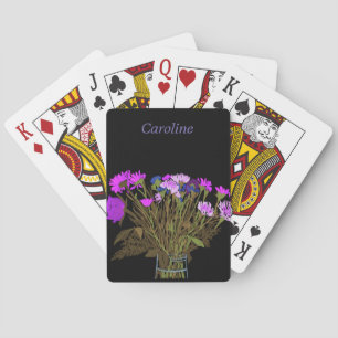 Jeu De Cartes Joli Bouquet De Fleur De Printemps Coloré Pour Ell