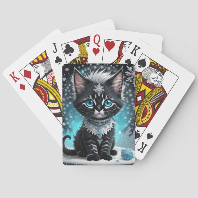 Jeu De Cartes Joli Chatons Généré par l'Ia (dos)