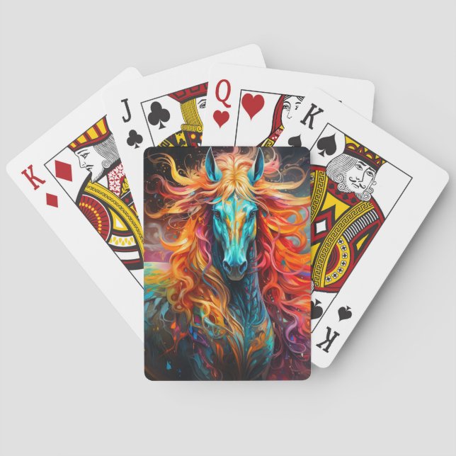 Jeu De Cartes Joli cheval (dos)