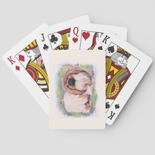 Jeu De Cartes Joli en rose (dos)