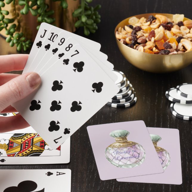 Jeu De Cartes Joli flacon de parfum lavande (In Situ)