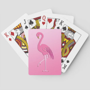 Jeu De Cartes Joli Flamant rose rose Fuchsia et rose pâle