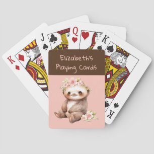 Jeu De Cartes Joli gosses rose pâle