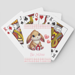 Jeu De Cartes Joli lapin de la Saint-Valentin