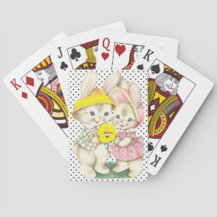 Jeu De Cartes Joli Lapin de Pâques drôle