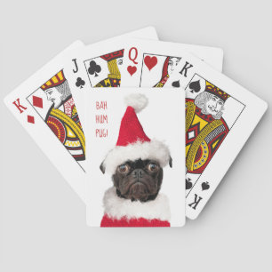 Jeu De Cartes Joli Noël Carlin noir Père Noël Bah HumPug