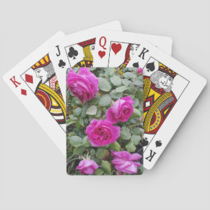 Jeu De Cartes Joli rose Vintage Rose Fleur Anniversaire Floral