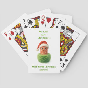 Jeu De Cartes Joli salami surprend Noël dans du vert moelleux