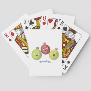 Jeu De Cartes Joli trio gooseberry chantant dessin animé