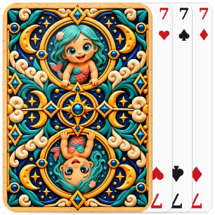 Jeu De Cartes Jolie Bébé Sirène, Mythique
