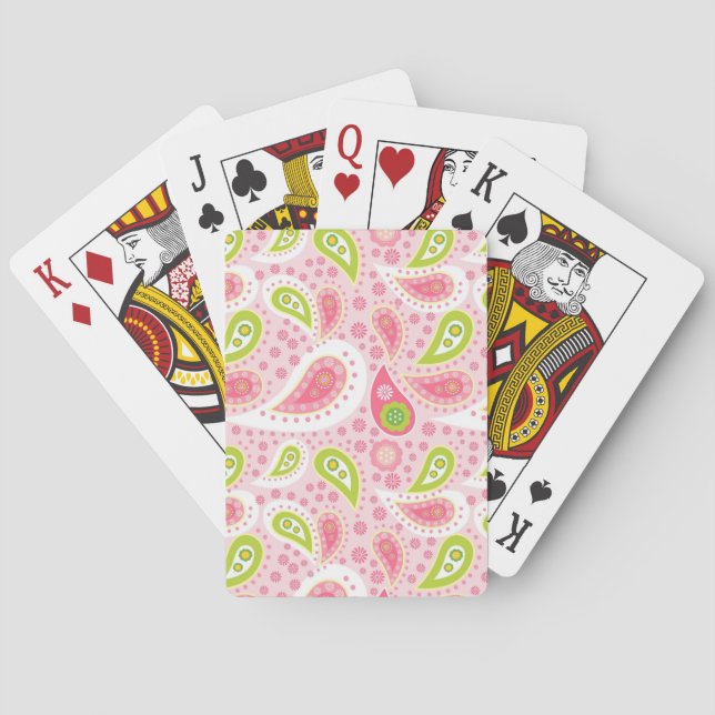 Jeu De Cartes Jolie en cadeau de fille rose pour les filles (dos)