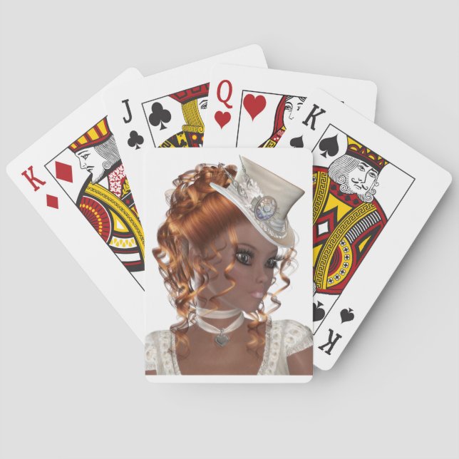 Jeu De Cartes Jolie femme afro-américaine (dos)