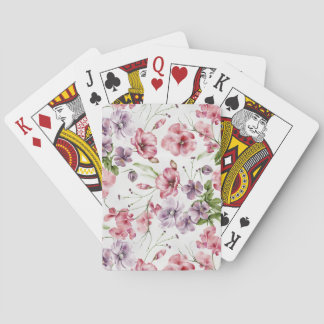 Jeu De Cartes Jolie Fleurs Anglaises De Jardin