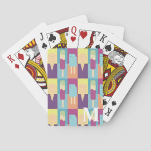 Jeu De Cartes Jolie glace alimentaire colorée blocs de couleur