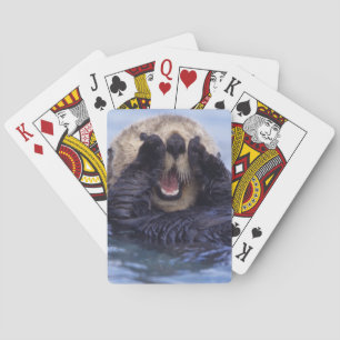 Jeu De Cartes Jolie loutre de mer   Alaska, États-Unis
