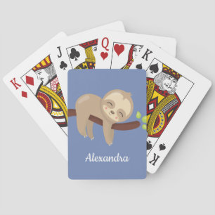 Jeu De Cartes Jolie machine à sous pour bébé dans l'arbre animal