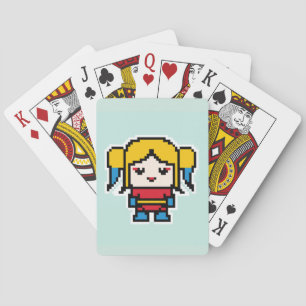 Jeu De Cartes Jolie mauvaise fille pixelisée