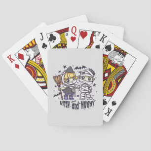 Jeu De Cartes Jolie sorcière et maman