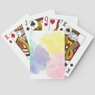 Jeu De Cartes Jolies couleurs avec une touche douce