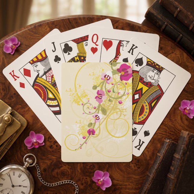 Jeu De Cartes Jolies Fleurs (Créateur téléchargé)