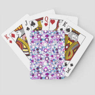 Jeu De Cartes Jolies fleurs colorées soleils motifs