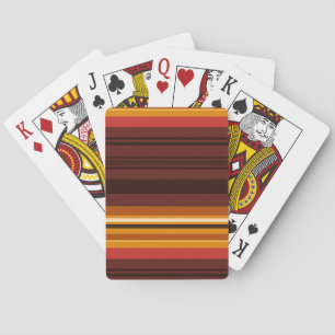 Jeu De Cartes Jolies rayures vintage